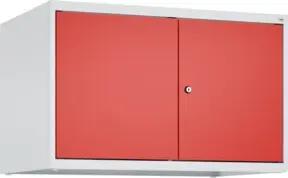 C+P Aufsatzschrank Classic PLUS, 2 Abteile, 500x800x500mm, 7035/3020 Verschluss Zylinderschloss