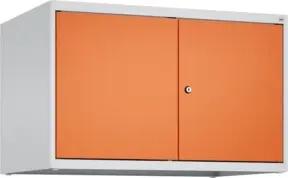 C+P Aufsatzschrank Classic PLUS, 2 Abteile, 500x800x500mm, 7035/2004 Verschluss Zylinderschloss