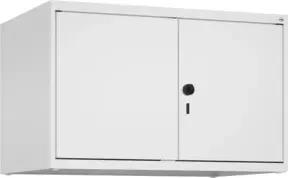 C+P Aufsatzschrank Classic PLUS, 2 Abteile, 500x800x500mm, 9016/9016 Verschluss Sicherheits-Drehriegel