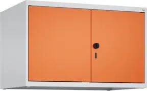 C+P Aufsatzschrank Classic PLUS, 2 Abteile, 500x800x500mm, 7035/2004 Verschluss Sicherheits-Drehriegel