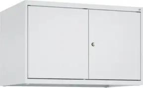 C+P Aufsatzschrank Classic PLUS, 2 Abteile, 500x800x500mm, 7035/7035 Verschluss Zylinderschloss