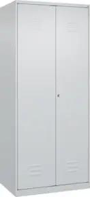 C+P Putzmittel-Spind Classic PLUS, 2 Abteile, 1850x800x500mm, 7035/7035 Verschluss Zylinderschloss