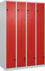 C+P Z-Spind Classic PLUS, 8 Fächer, 1850x1200x500mm, 7035/3020 Verschluss Sicherheits-Drehriegel