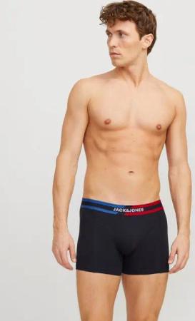 Jack & Jones Trunk JACSTEVE SOLID TRUNKS 3 PACK SN (3-St) mit Logo Schriftzug