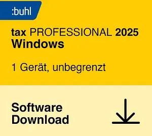 WISO tax 2025 Professional (für das Steuerjahr 2024) Software Vollversion (Download-Link)