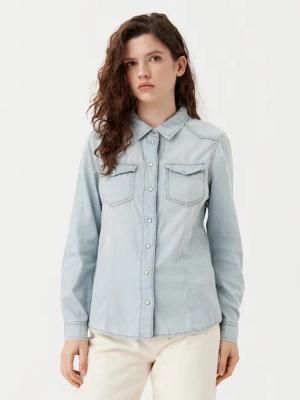 ONLY Jeanshemd Alexa 15315185 Himmelblau Regular Fit