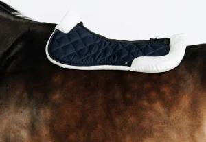 Sattelpad Synthetik-Lammfell Pferd/Pony ‒ 500 marineblau