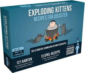 Asmodee Spiel Exploding Kittens: Recipes for Disaster