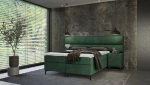 Best for Home Boxspringbett Tito Bonellfederkern inkl. 2x Nachttisch und Topper T-30, Boxspringbett mit Bettkasten