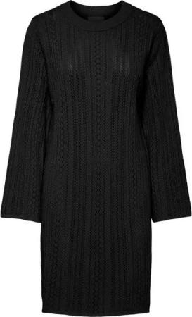 pieces Strickkleid PCNUKA LS O-NECK KNIT DRESS NOOS BC