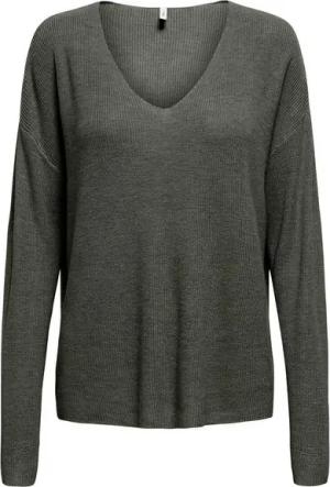 ONLY Strickpullover ONLLECIA LIFE LS LOOSE V-NECK CC KNT
