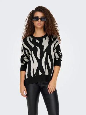 ONLY Strickpullover ONLMONTANA LS JQ LOOSE O-NECK CC KNT