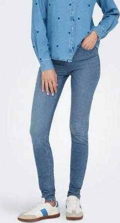 ONLY Skinny-fit-Jeans ONLWAUW MID WAIST SK VIS BUT DNM