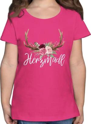 Shirtracer T-Shirt Herzmadl Mode für Oktoberfest Kinder Outfit