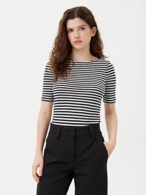 Marc O'Polo T-Shirt B01219651333 Schwarz Regular Fit