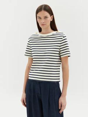 Tommy Hilfiger Bluse WW0WW42907 Écru Regular Fit