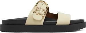 Tommy Hilfiger Pantoletten FW0FW08512 Écru