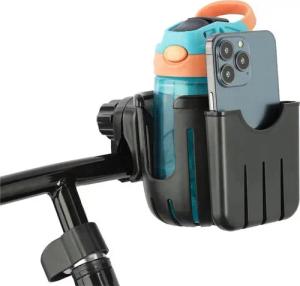 Navaris Kinderwagen-Tasche Getränkehalter - Handy- & Becherhalter Kinderwagen - Flaschenhalter (1-tlg)