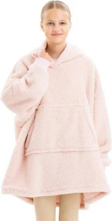 HOMELEVEL Kapuzenshirt Kinder Fleece Hoodie Pullover - Pulli mit Kapuze - Kuschelpullover (1-tlg)