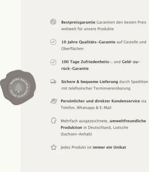 MAGNA Atelier Esstisch Valencia Exclusive Line, Beine aus massivem Eichenholz