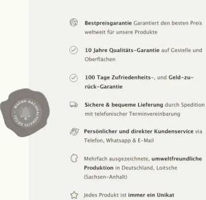 MAGNA Atelier Esstisch MONACO Exclusive Line, Exklusives Design mit Naturstein