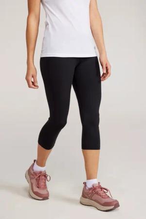 Blackout Damen-Capri-Leggings - Schwarz