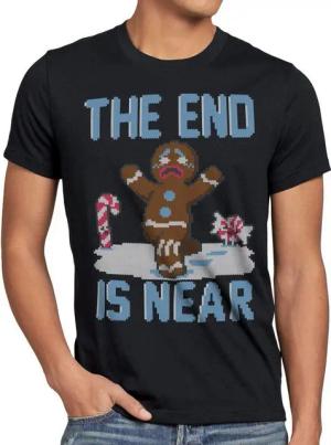 style3 T-Shirt The end is near Ugly Sweater weihnachtsmarkt pfefferkuchen xmas pulli
