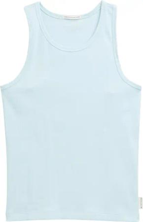 TOM TAILOR Mädchen Basic Ripp Top, grün, Uni, Gr. 152