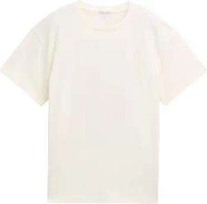TOM TAILOR Jungen T-Shirt mit Print, weiß, Uni, Gr. 140