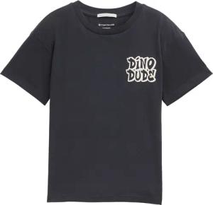TOM TAILOR Jungen Oversize T-Shirt mit Print, grau, Uni, Gr. 128/134