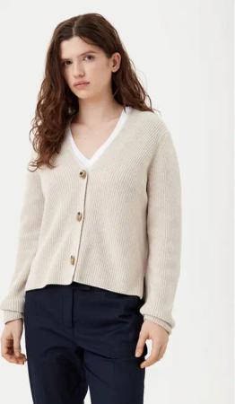 Marc O'Polo Strickjacke B01605961069 Beige Regular Fit