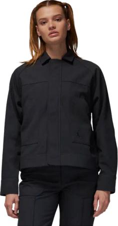 Jordan Essential Damen Jacken - Schwarz - Größe: XS - Baumwoll-Jersey - Foot Locker