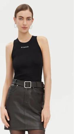 PINKO Top 100822 A2C1 Schwarz Regular Fit