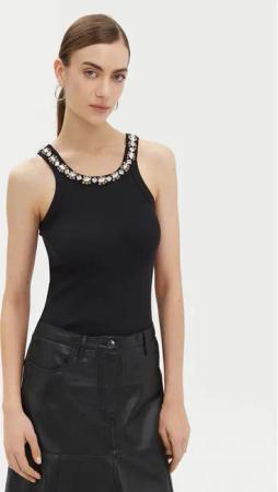 PINKO Top 105378 A2P9 Schwarz Regular Fit