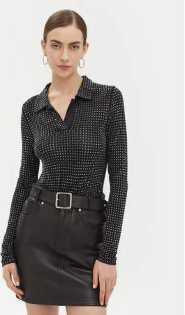 PINKO Bluse 104452 A288 Schwarz Regular Fit