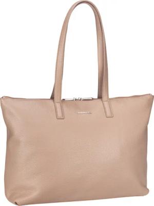 Mandarina Duck Mellow Leather PC Shopper FZT54 in Beige (15.6 Liter), Shopper
