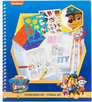 UNDERCOVER Malvorlage Paw Patrol Malbuch Buch inkl. Sticker und Schablonen Ausmalbuch