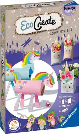 Ravensburger Malblock Ravensburger Upcycling Basteln EcoCreate Mini Unicorn Party 18438