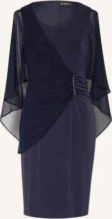 Vera Mont Cocktailkleid im Materialmix mit Schmucksteinen