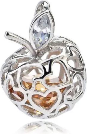 Schmuck-Elfe Kettenanhänger Herz Apfel, 925 Silber