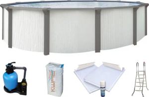 KWAD Rundpool ""Supreme" all in Premium Folie", (Set, 7 tlg.), inkl. Bodenisolationsseti, in versch. Folienfarben, ØxH: 550x123 cm