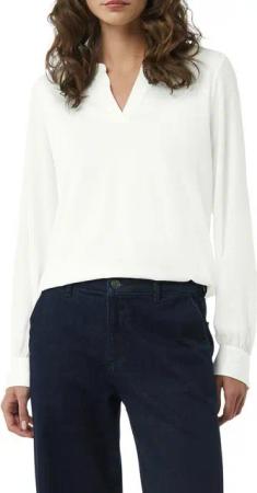 Comma Blusenshirt in Unifarbe
