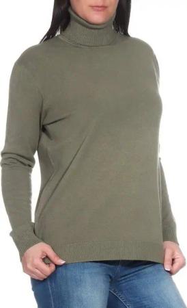 Aurela Damenmode Rollkragenpullover Damen Unterziehroll angenehmer Rollkragenpulli (1-tlg) als Freizeitpulli oder für den Wintersport