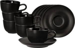 Seltmann Weiden Tasse Liberty Velvet Black, Porzellan