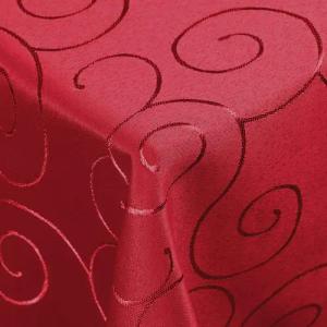 DecoHomeTextil Heimtextilmanufaktur Tischdecke Kringel Circle Tafeldecke Ornamente Damast Tischdecke