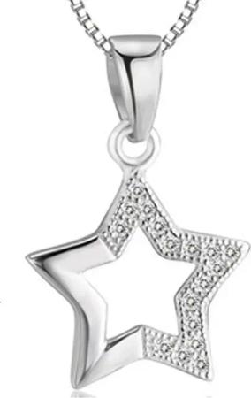 Schmuck-Elfe Kette mit Anhänger Stern Starlight, 925 Silber