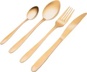 Alpina Besteckset gold Edelstahl 16 tlg.