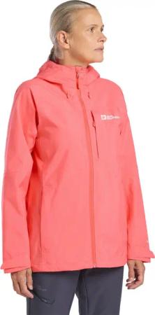 Jack Wolfskin Tempest 2L Jacket Women Regenjacke Damen L red sunset coral