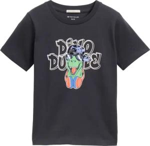TOM TAILOR Jungen T-Shirt mit Wendepailletten, grau, Uni, Gr. 92/98