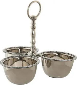 DKD Home Decor Dekoetagere Dkd home decor Couchtisch DKD Home Decor Silberfarben Aluminium Verchr